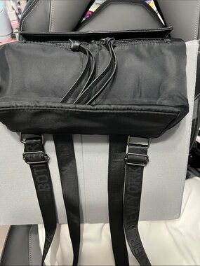 Botkier Black Men's Backpack with Branded Straps